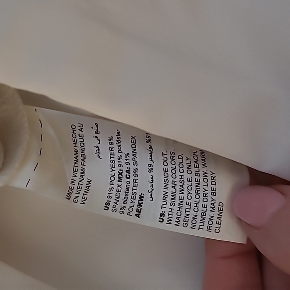 Chicos Zenergy Neema sz 00 us sz 2 white athletic pants pull on WP133 - Picture 6 of 7